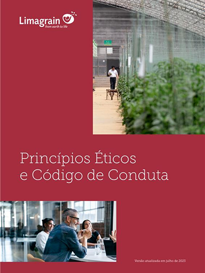 Capa do documento Princípios Éticos e Código de Conduta da Limagrain